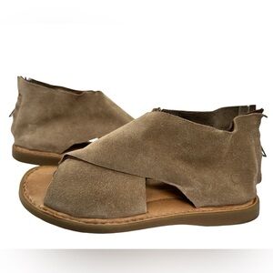 Born Iwa Taupe Suede Sandal *FLAWED